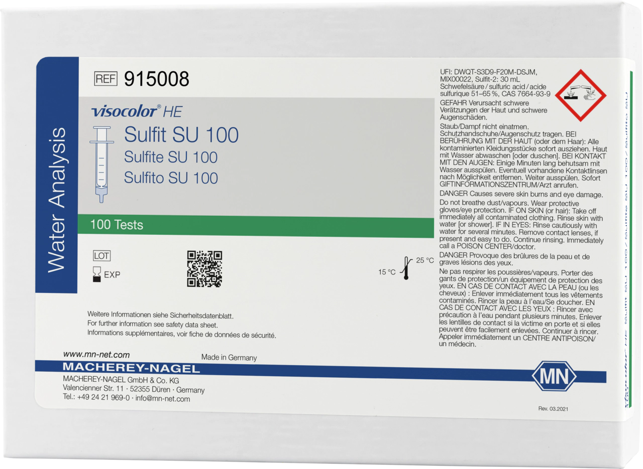 Titrimetric test kit VISOCOLOR HE Sulfite SU 100