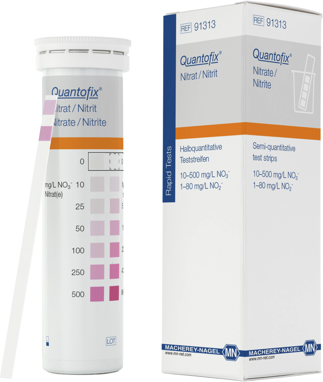 Semi-quantitative test strips QUANTOFIX Nitrate/Nitrite
