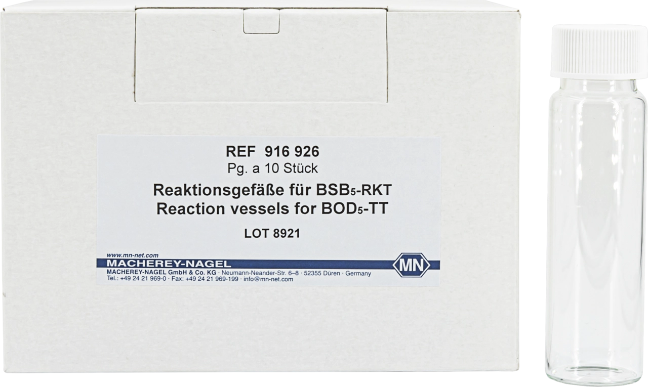Reaction vessels for BOD₅-TT