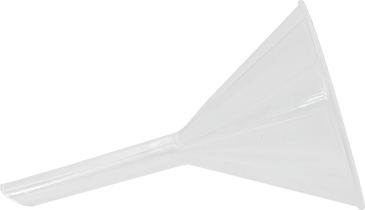 Funnel for VISOCOLOR reagent case for soil analysis