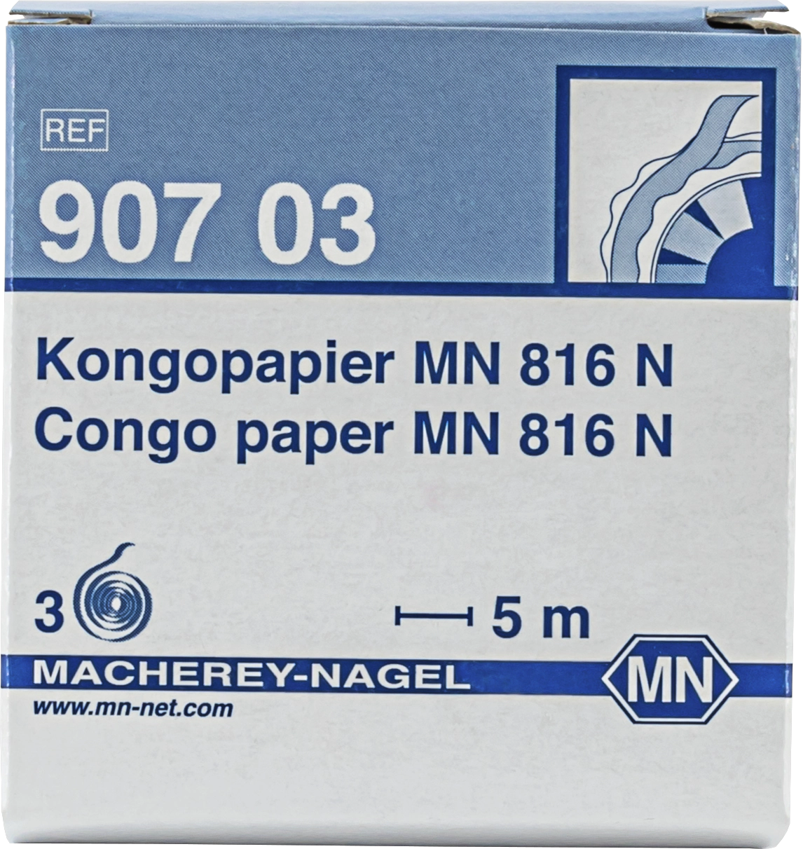 Qualitative pH test paper Congo paper MN 816 N, pH: 5.0–3.0, refill pack