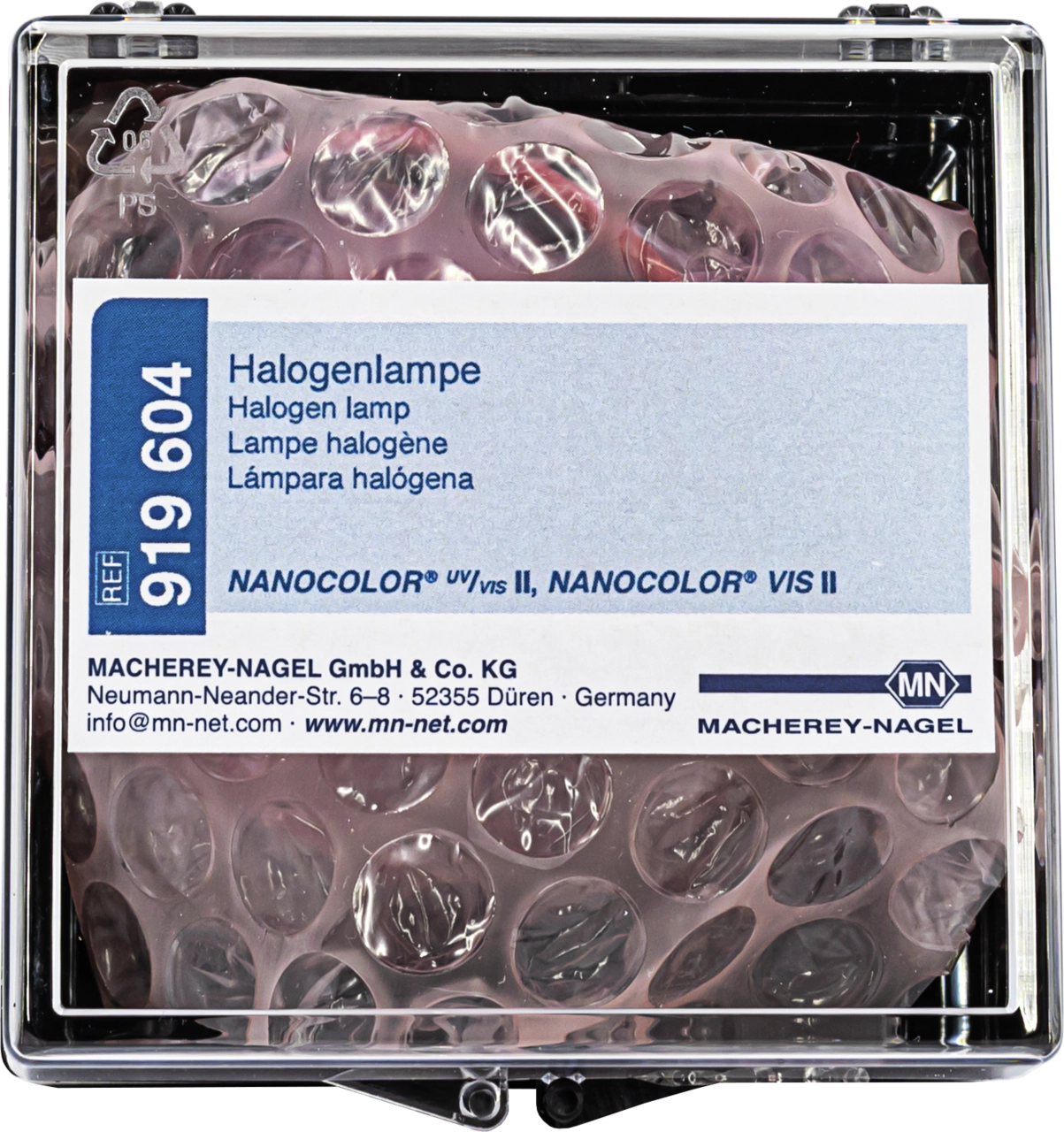 Halogen lamp for NANOCOLOR UV/VIS II and VIS II