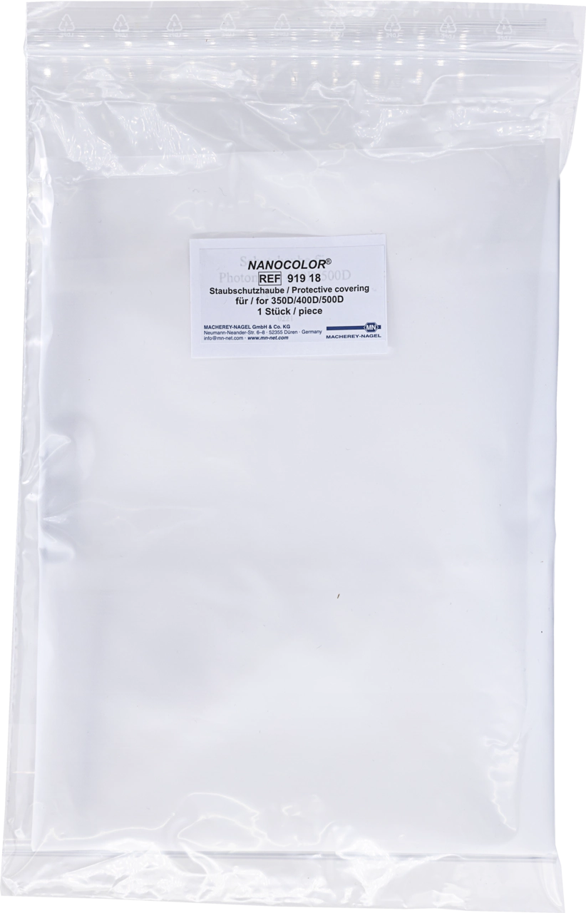 Protective covering for NANOCOLOR 500 D
