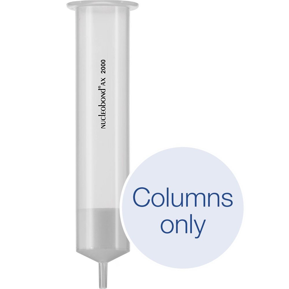 NucleoBond AX 2000, Mega columns kit for transfection-grade plasmid DNA