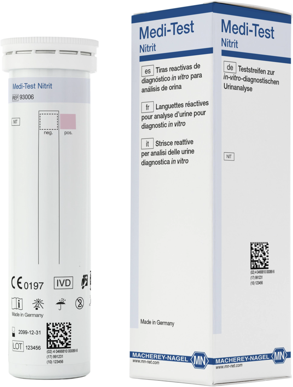 Urine test strips, Medi-Test Nitrite