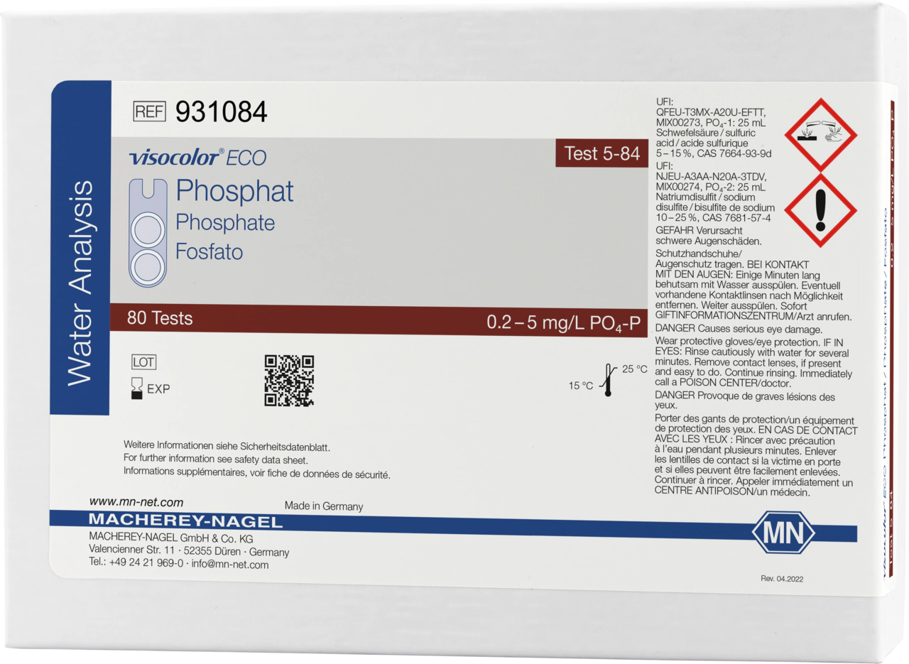 Colorimetric test kit VISOCOLOR ECO Phosphate