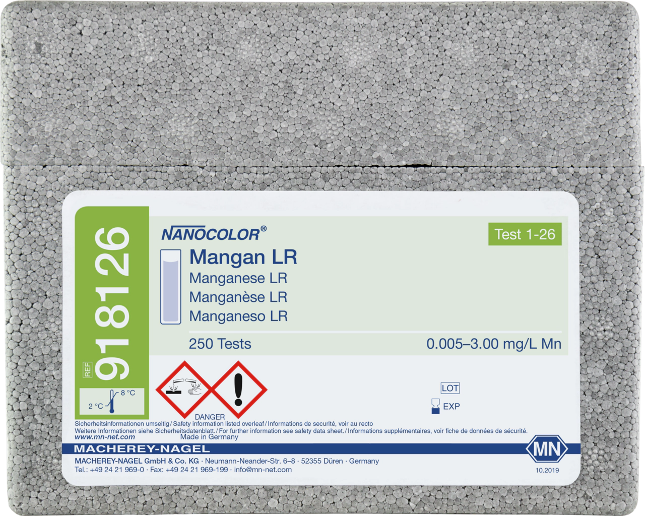 Standard test NANOCOLOR Manganese LR