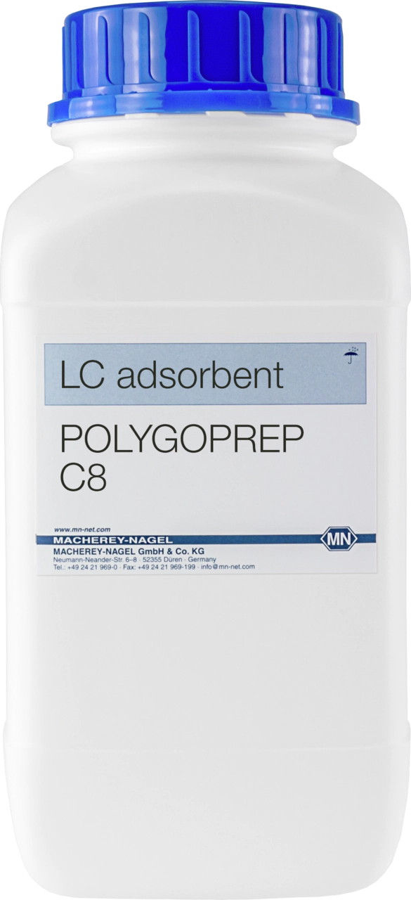 LC, packing material (adsorbent, bulk), Silica gel, POLYGOPREP 60-30 C8