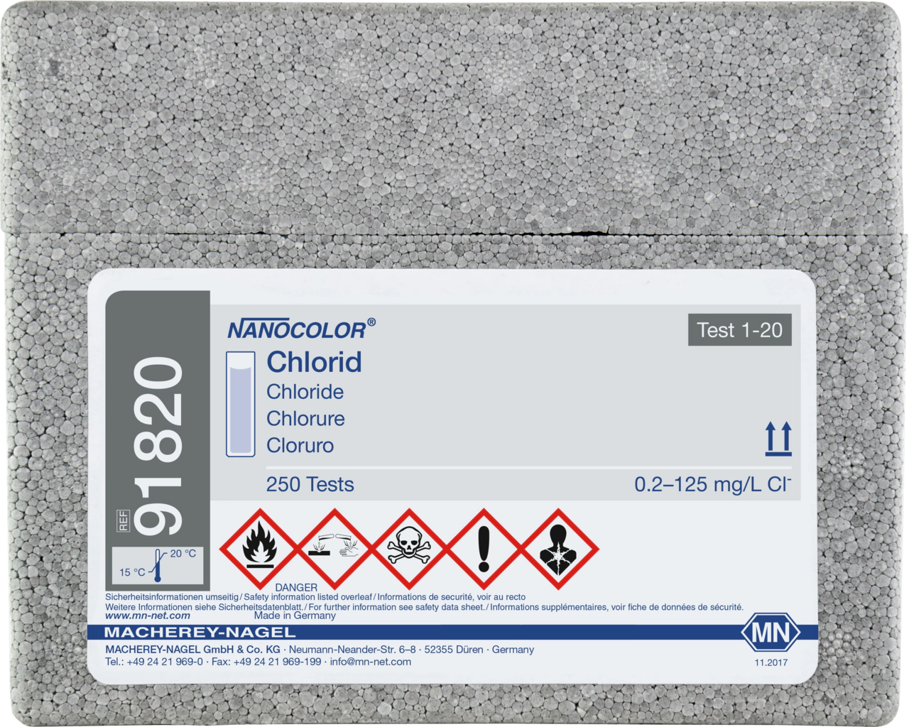 Standard test NANOCOLOR Chloride