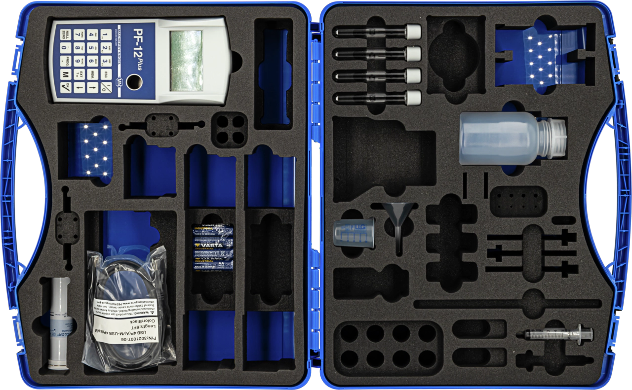 VISOCOLOR Reagent case with PF‑12Plus, without reagents