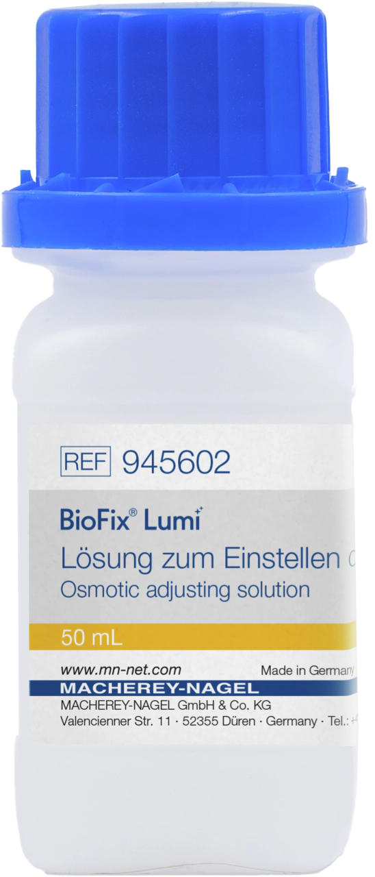 Osmotic pressure adjustment solution for BioFix Lumi
