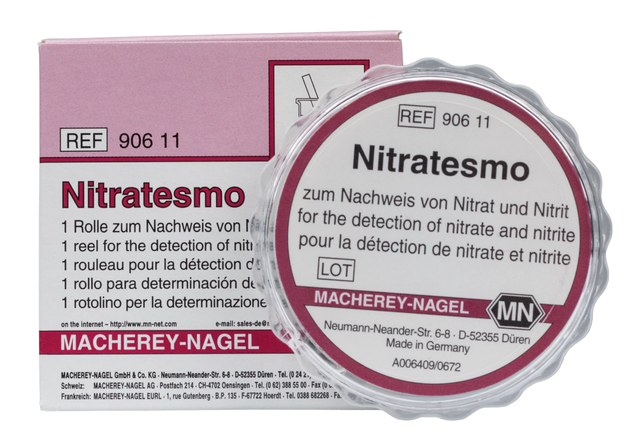 Qualitative test paper Nitratesmo for Nitrate: 10 mg/L NO₃⁻