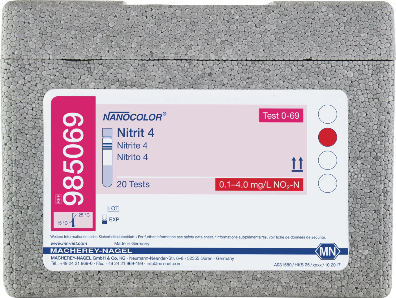 Tube test NANOCOLOR Nitrite 4