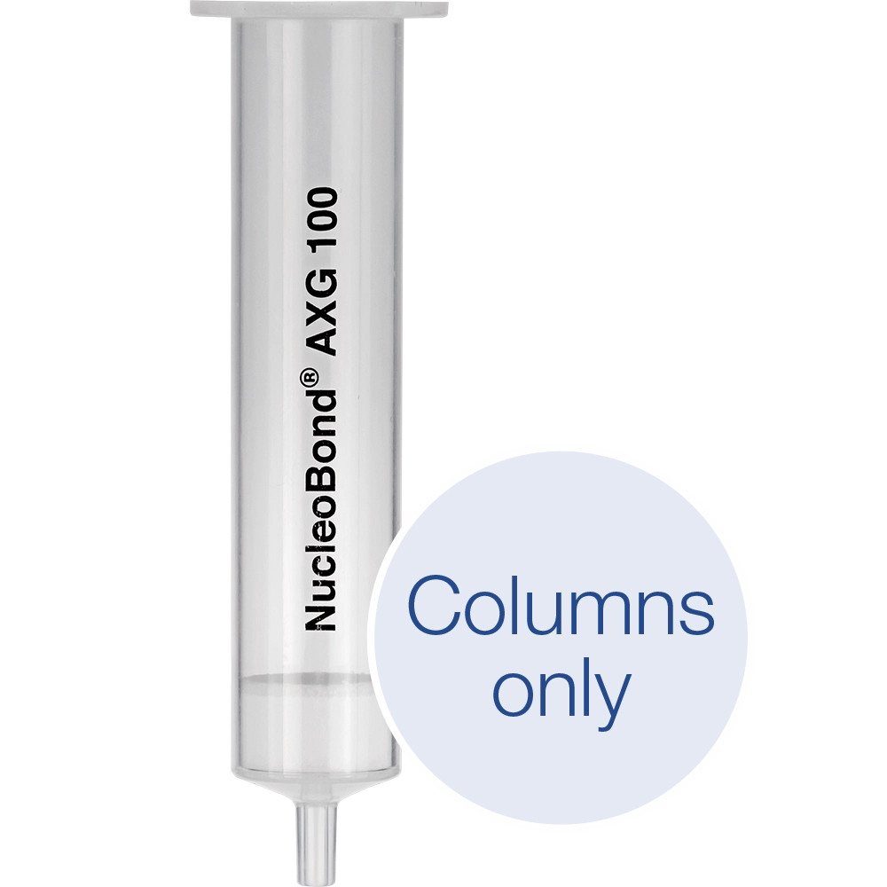 NucleoBond AXG 100, Midi columns for high integrity DNA