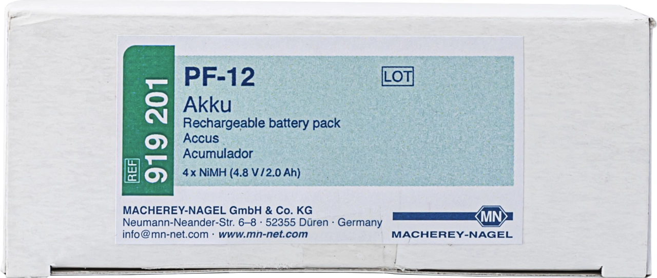 Rechargeable battery pack for PF‑12 and PF‑12Plus