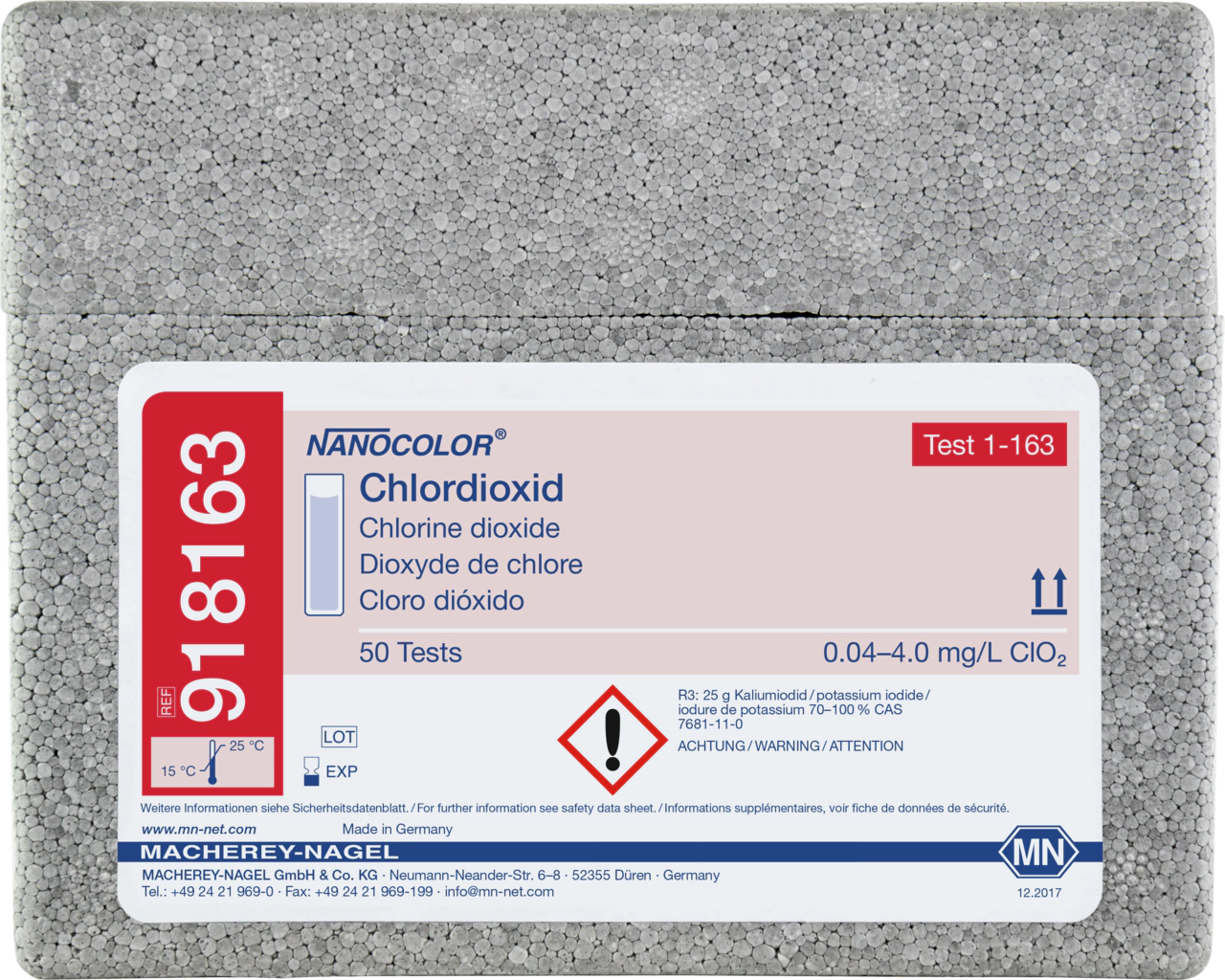 Standard test NANOCOLOR Chlorine dioxide