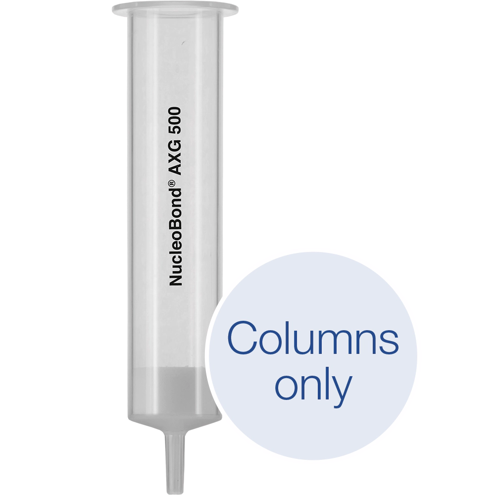 NucleoBond AXG 500, Maxi columns for high integrity DNA