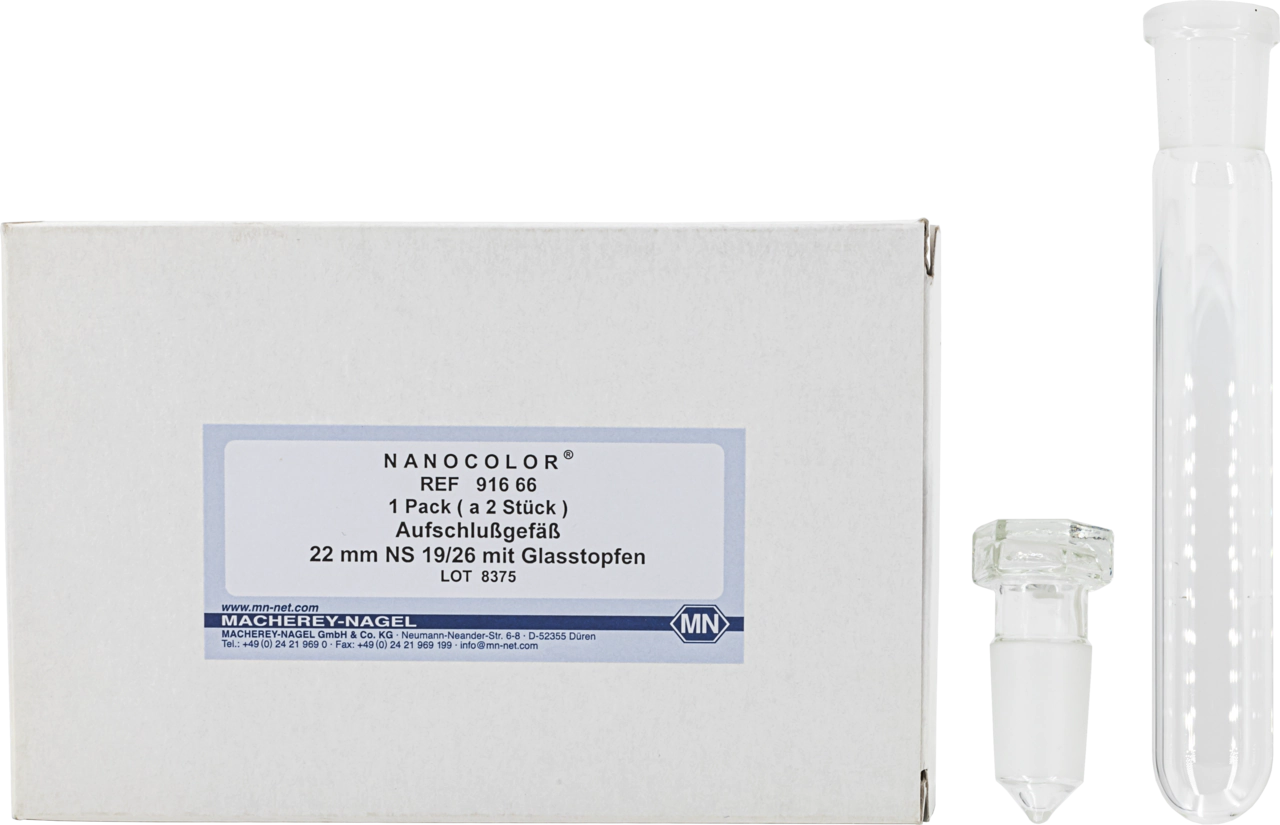 Tube for sample decomposition, 22 mm