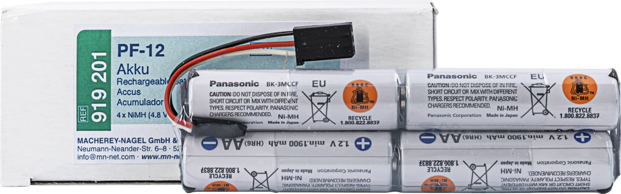 Rechargeable battery pack for PF‑12 and PF‑12Plus