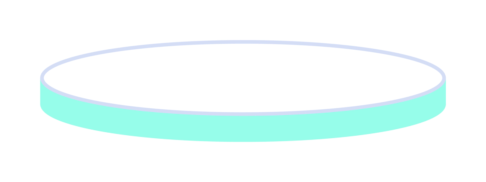 Septa N 19, Silicone/PTFE, Blue transparent/white, 1.3 mm, 45° shore A