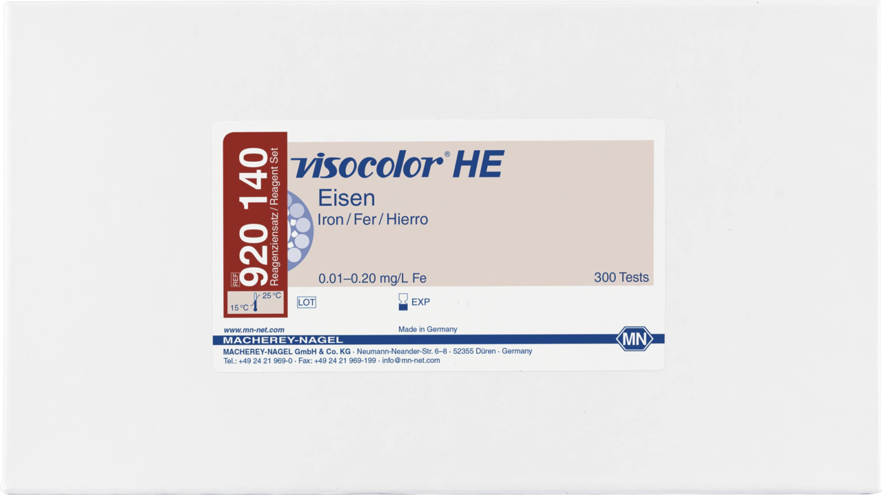 Colorimetric test kit VISOCOLOR HE Iron, refill pack