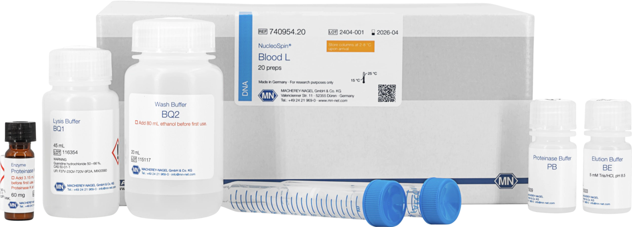 NucleoSpin Blood L, Midi kit for DNA from blood