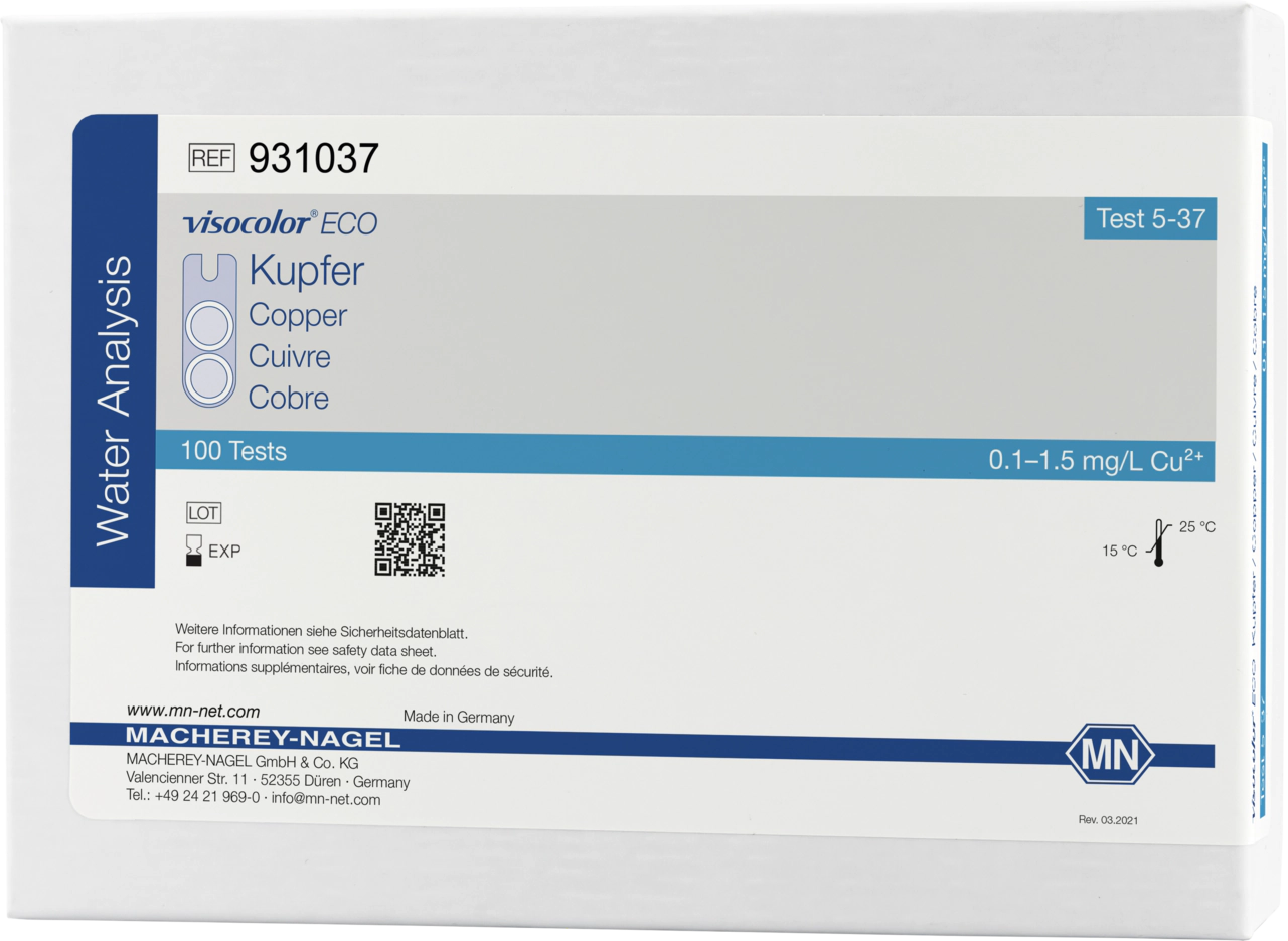 Colorimetric test kit VISOCOLOR ECO Copper