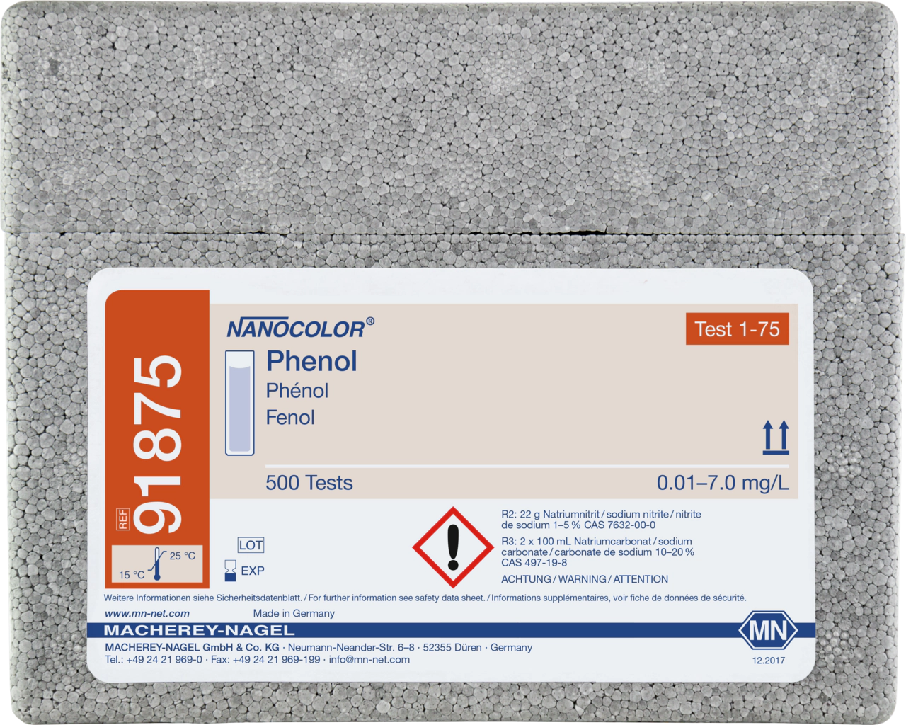 Standard test NANOCOLOR Phenol