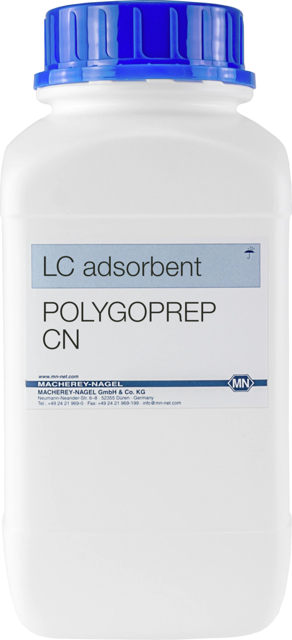 LC, packing material (adsorbent, bulk), Silica gel, POLYGOPREP 60-30 CN