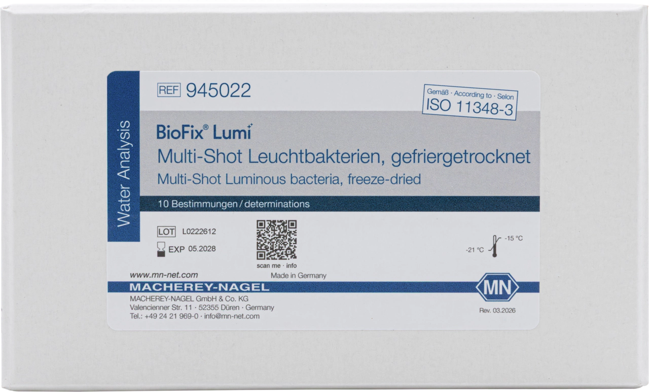 BioFix Lumi luminous bacteria Multi‑Shot, freeze-dried, 100 test