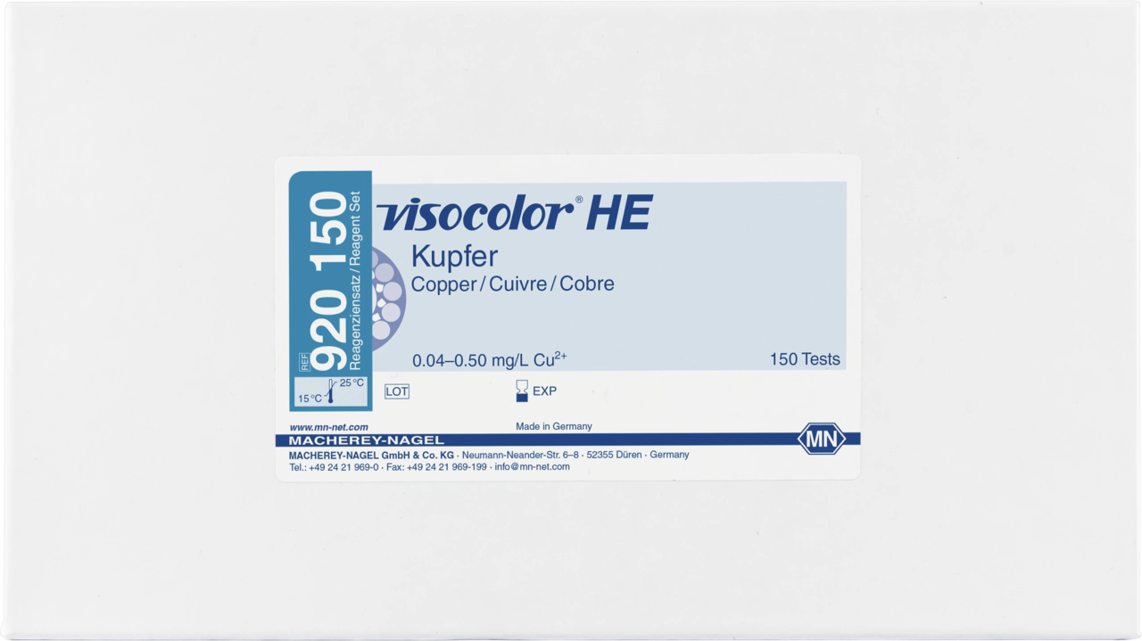 Colorimetric test kit VISOCOLOR HE Copper, refill pack