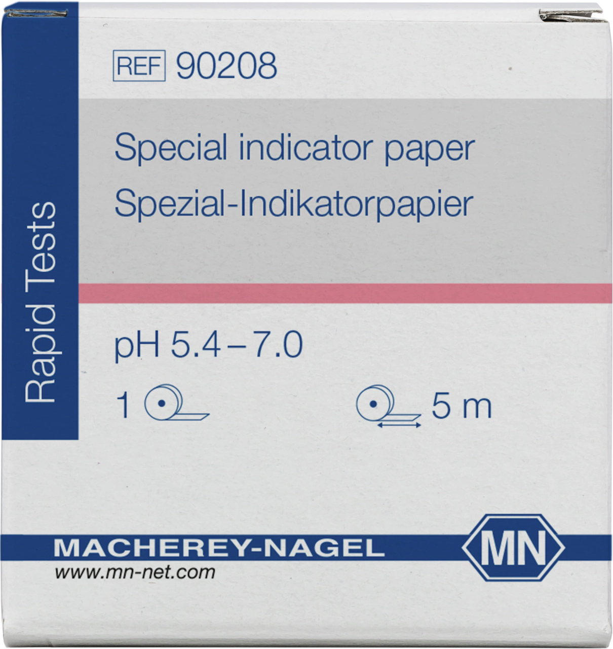 Special indicator paper pH 5.4–7.0, reel