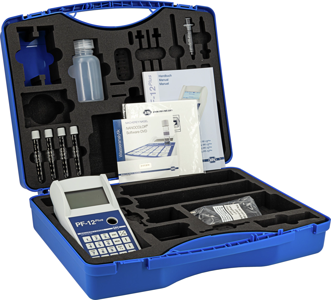 VISOCOLOR Reagent case with PF‑12Plus, without reagents