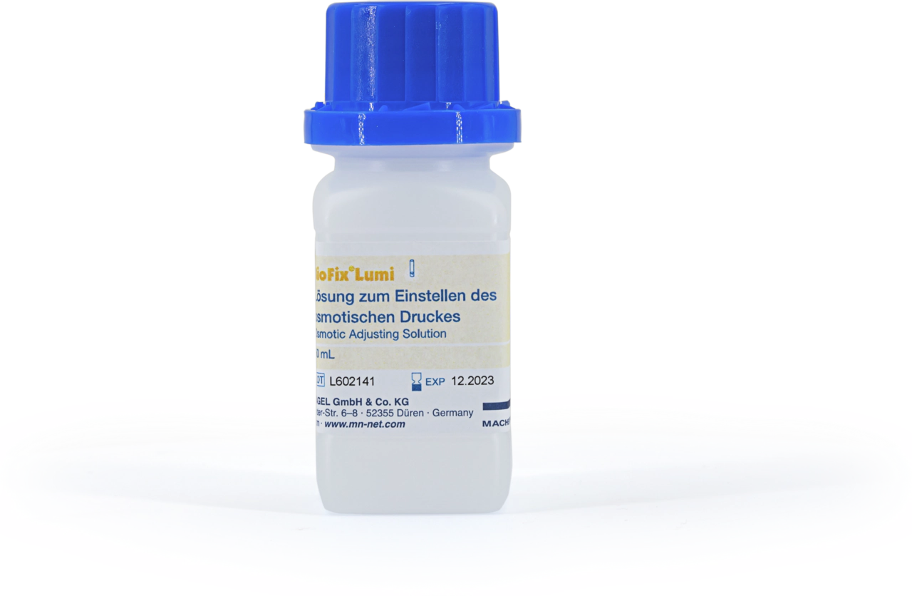 Osmotic pressure adjustment solution for BioFix Lumi