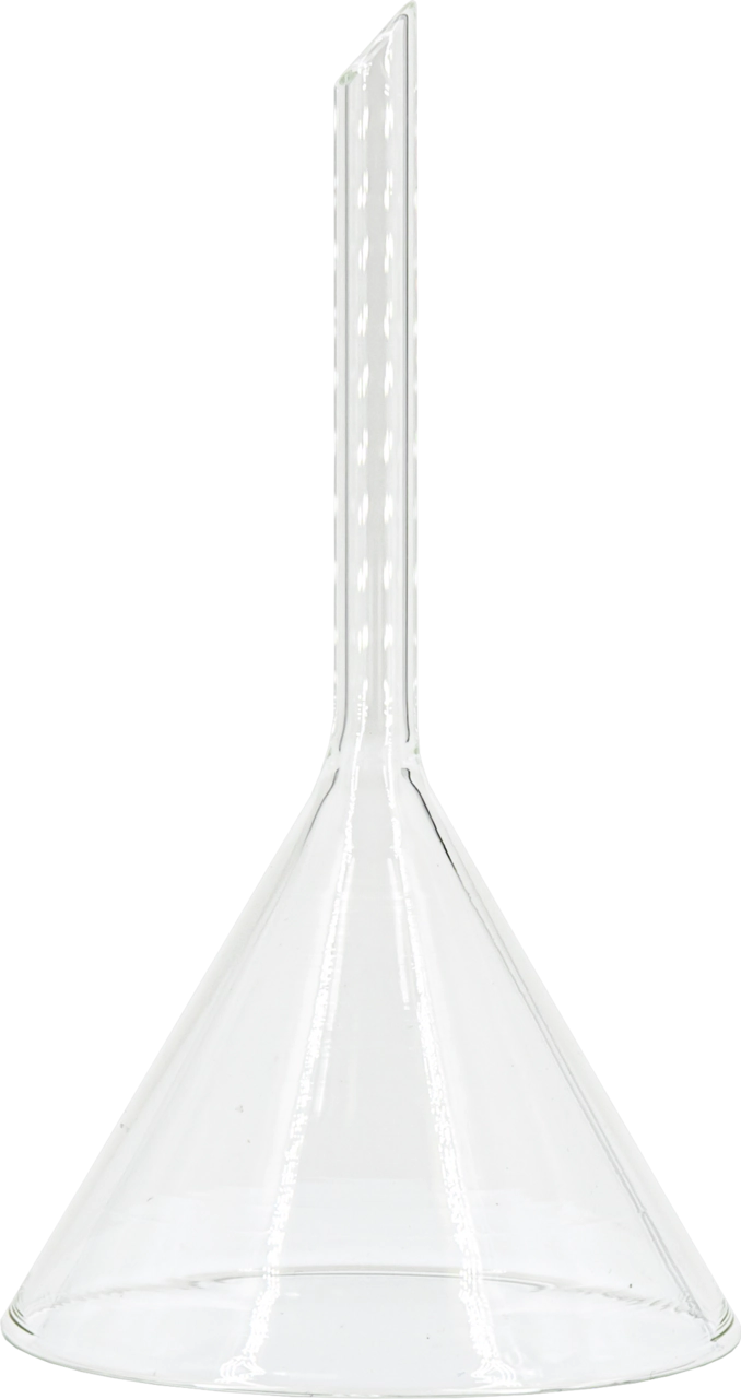 Glass funnel, 80 mm diameter