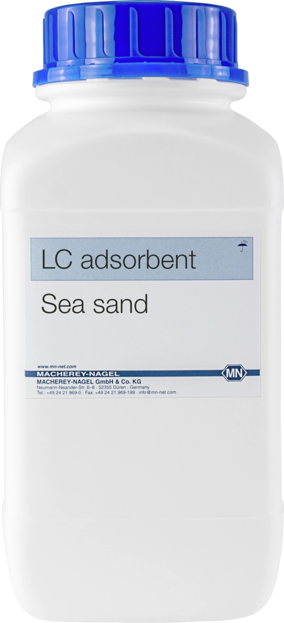 Flash sea sand, acid washed, preignited
