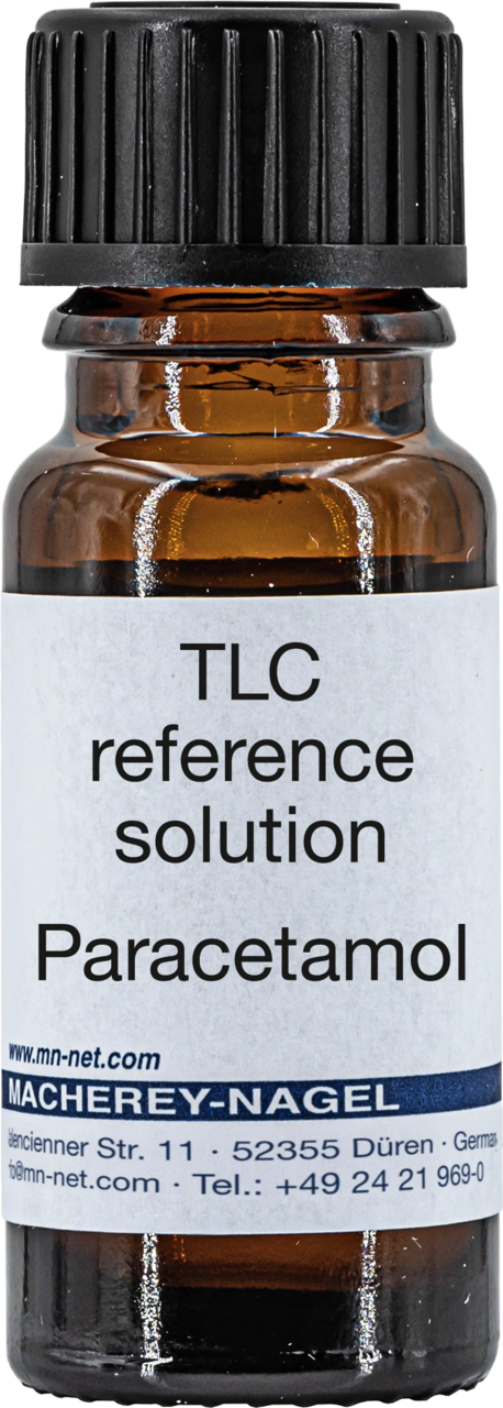 TLC reference solution, paracetamol