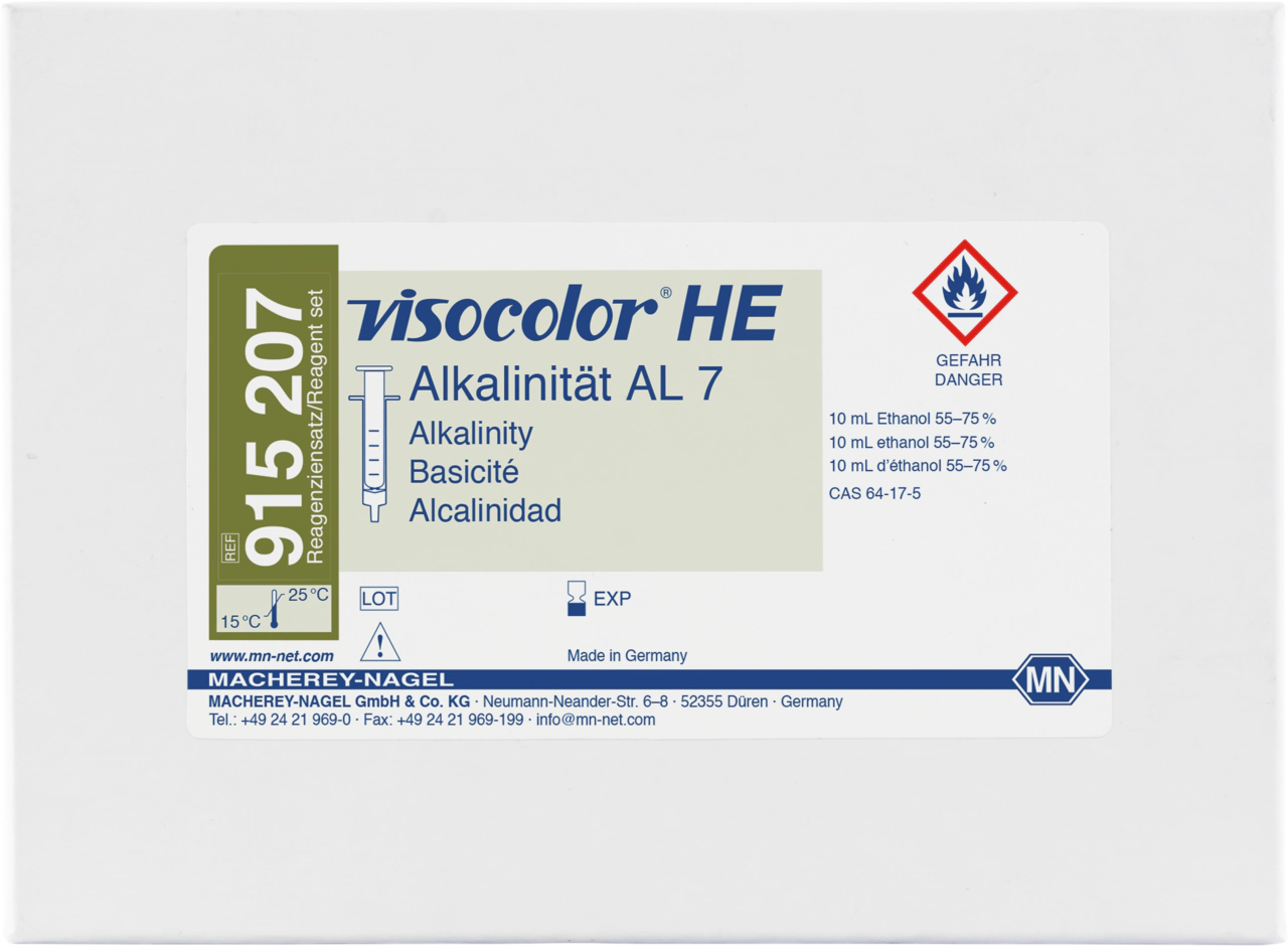 Titrimetric test kit VISOCOLOR HE Alkalinity AL 7 (acid capacity), refill pack