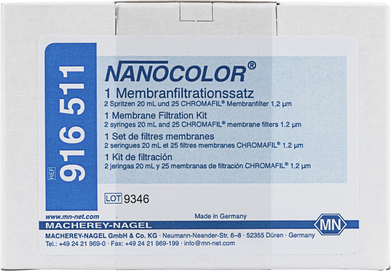 NANOCOLOR membrane filtration kit 1.2 µm