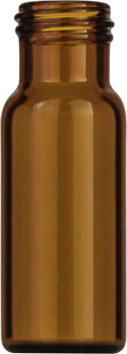 Screw neck vial, N 9, 11.6x32.0 mm, 1.5 mL, flat bottom, amber