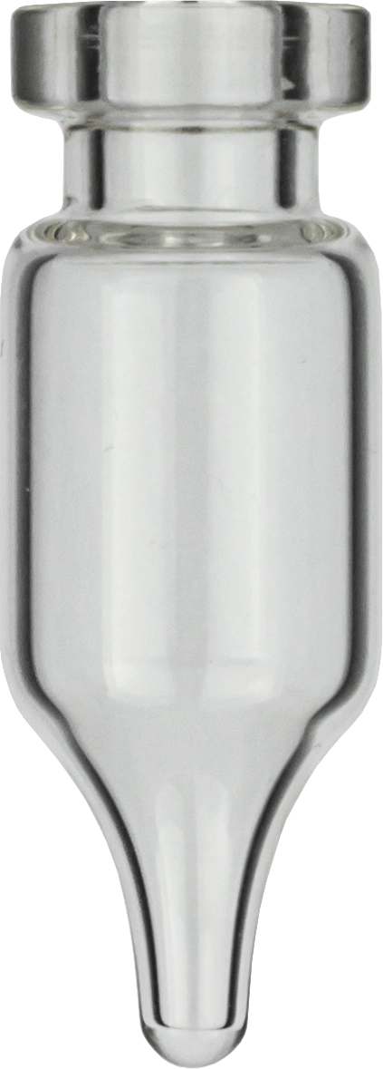 Crimp neck vial, N 11, 11.6x32.0 mm, 1.1 mL, conical, clear