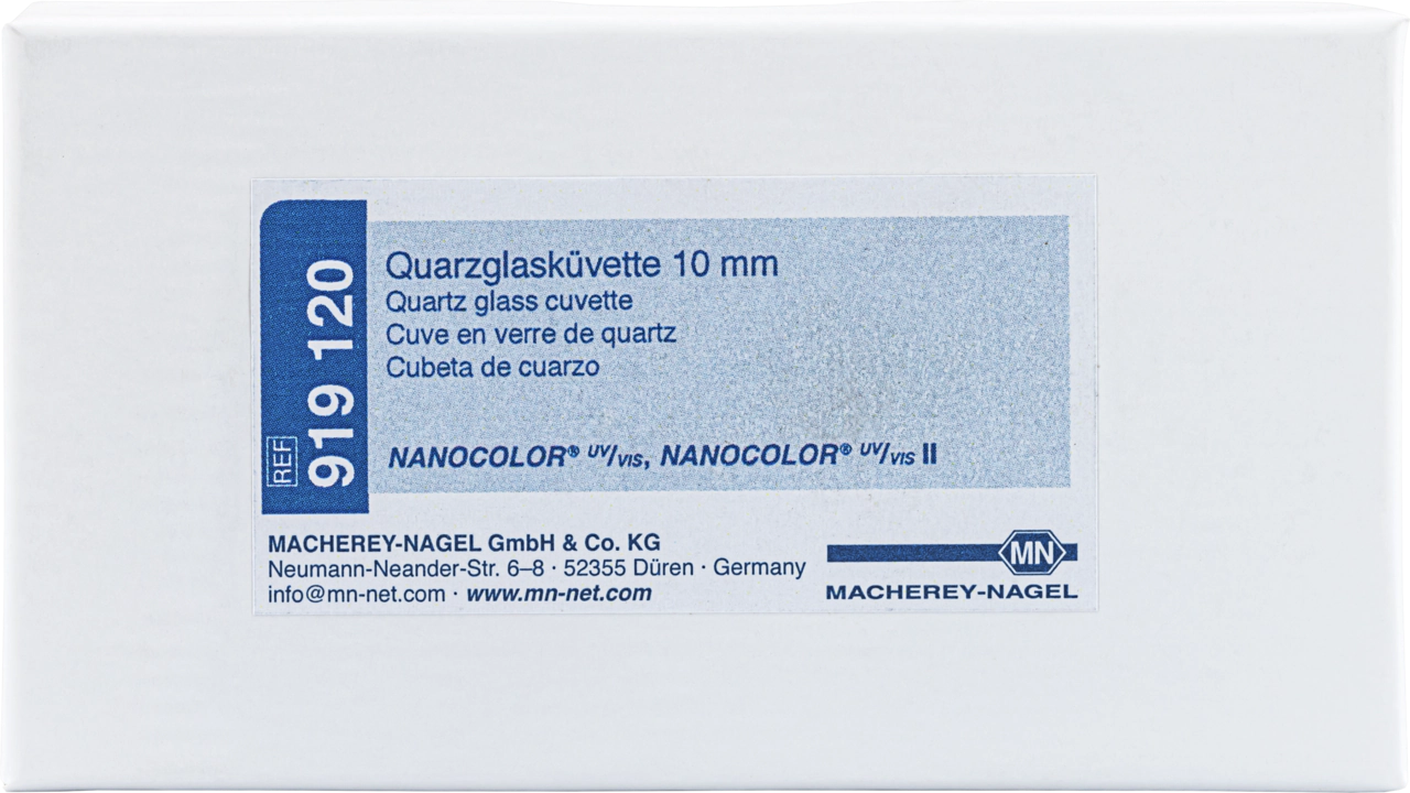 Quartz glass cuvette, 10 mm