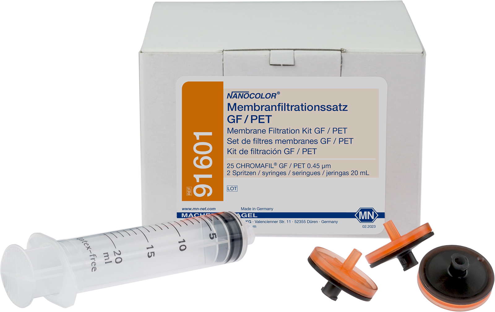 NANOCOLOR Membrane filtration kit GF/PET