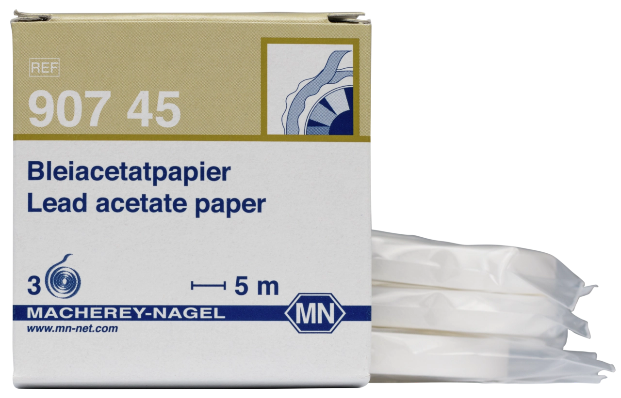 Qualitative Lead acetate paper for Sulfide: 5 mg/L S²⁻, refill pack