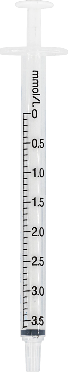 Titration syringe for VISOCOLOR HE Total Hardness H20 F