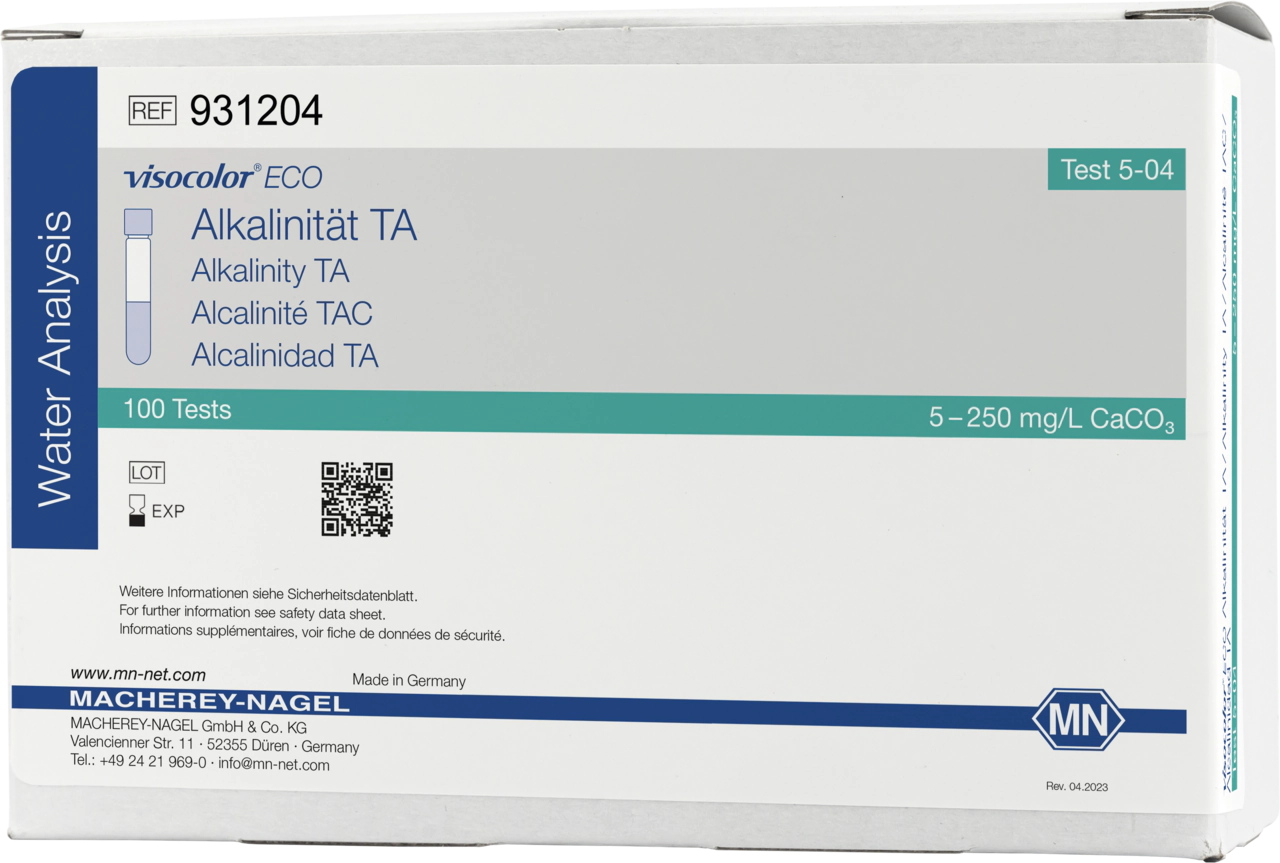 Colorimetric test kit VISOCOLOR ECO Alkalinity TA, refill pack