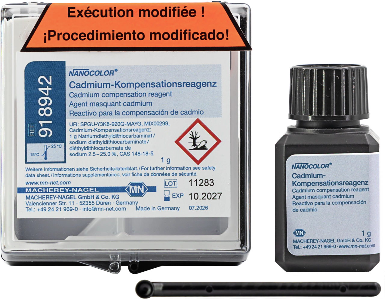 Cadmium compensation reagent
