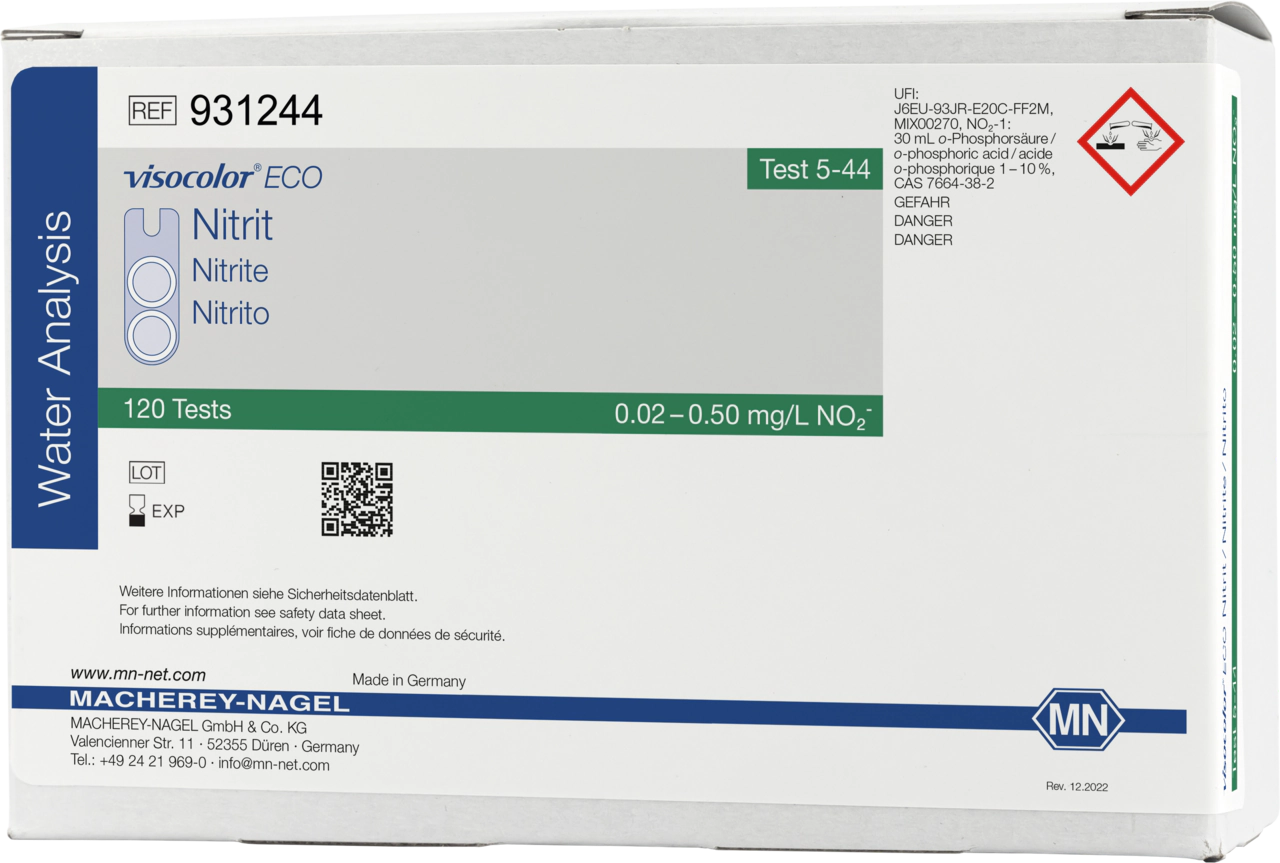 Colorimetric test kit VISOCOLOR ECO Nitrite, refill pack