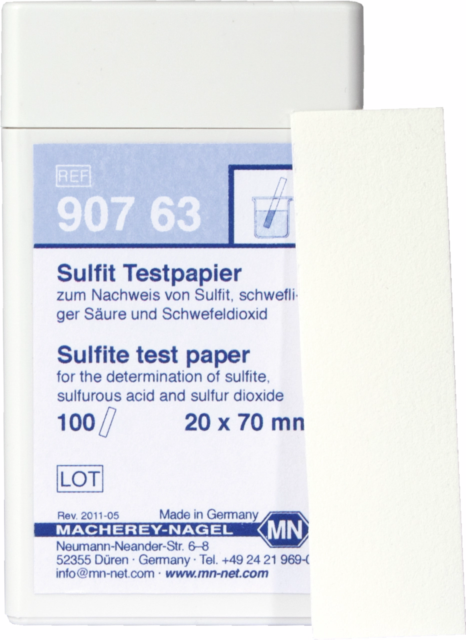 Qualitative Sulfite test paper for Sulfite: 10 mg/L Na₂SO₃
