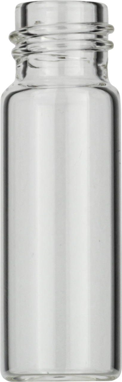 Screw neck vial, N 13, 14.75x45.0 mm, 4.0 mL, flat bottom, clear